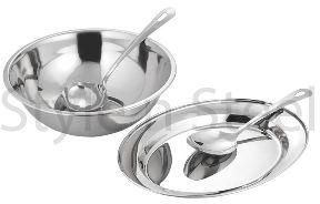 Stainless Steel Oval Rice Bean Set