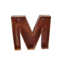 Dark Bronze Alphabet Metal Letter