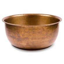 Hammered Copper Spa Pedicure Bowl