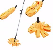 collapsible non-woven mop