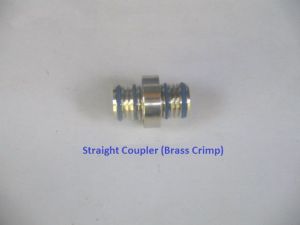 Brass Crimp Straight Couples