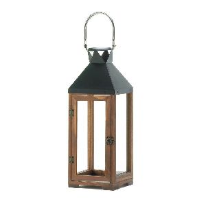 Decorative Wooden Metal Lantern