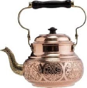 Engraved Copper kettle