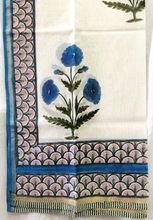 Flower Print Handmade Kantha Bed Sheet