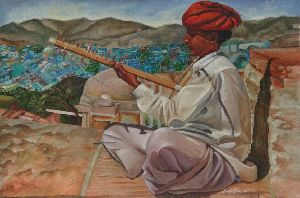 Rajasthani Music, Oil paintings