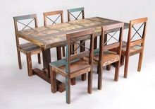 Reclaimed Wood Dining Set