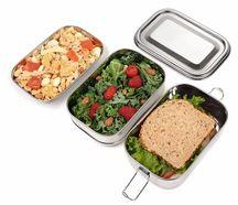 Children use stainless steel lunch box