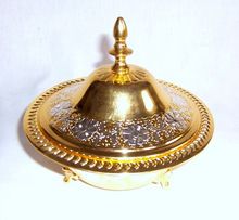 Gold Silver Royal Arabic Dates Bowl
