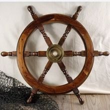 Handmade Wooden Steering Ship Wheel