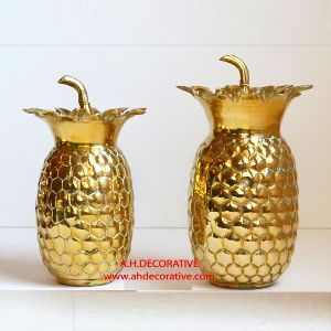 Brass Pineapple Vase Wedding Table Decor