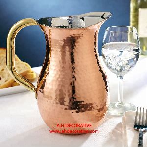 hammered Copper Pitcher