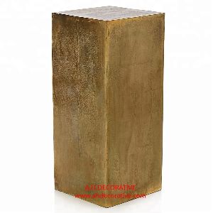 Metal Gold Square Column