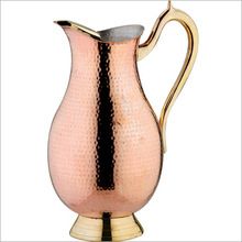 DIMPLED COPPER WATER JUG