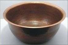 Foot Soak Copper Hammered Pedicure Bowl