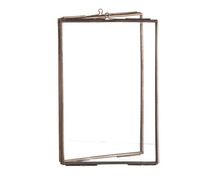 Gold And Glass Standing Brass Frame