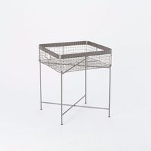 Metal Woven Side Table
