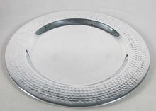 Silver Round Charger Plate