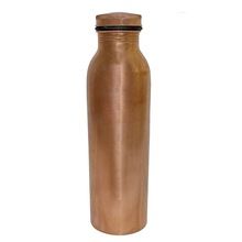Copper Water Bottle with Lid
