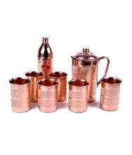 HUT COPPER BROWN DRINKING GLASS