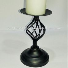 Iron designer centerpiece candle stand