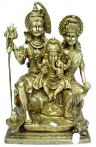 Brass Shiv Parwati Ji Statue