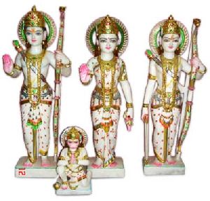 white marble ram darbar statue