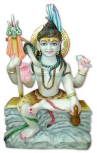 White Marble Shankar Statue