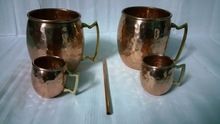 Moscow mule hammered mug