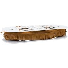 Faux Suede Fringe Trim