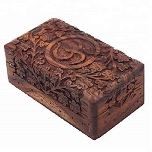 Wooden Hand Carved Box