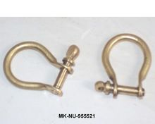 Brass Maritime Mini Shackles