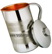 Copper Steel Embossed Water Jug