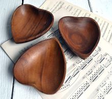 Decorative Heart Wooden Bowl