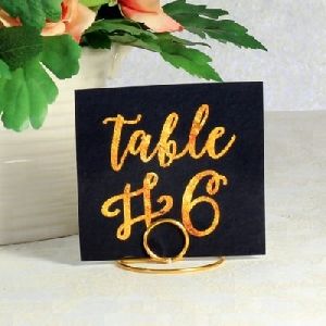 Silver and Gold Name Card Holder