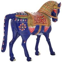 Horse Statue idol Meenakari Painting