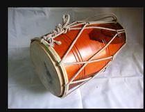 India Musical Instrument Dholak Drum Rope Tuned Dholki Dhol