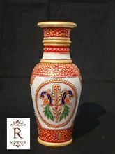 Marble Stone Flower Vase Pot