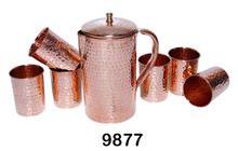 Copper Jug Glass Set