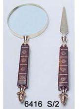 Decorative Brass Magnifying Glass