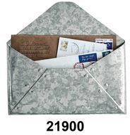 Galvanized Metal Envelope Wall Mail Holder