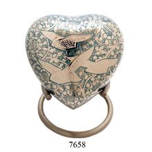 Heart Cremation Pet Urn