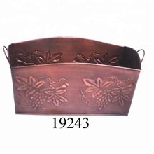 Iron decorative planter