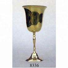 wine glass brass goblets