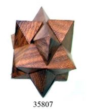 Wooden Star Puzzle Game