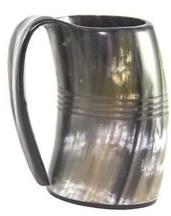 Buffalo Horn Beer Mug