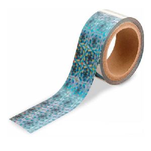 Holographic Strip Metallized Films