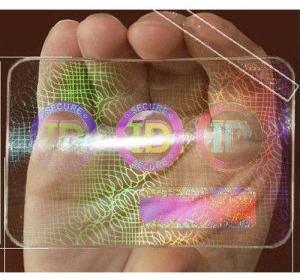 Transparent Hologram Stickers