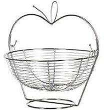 Stainless Steel Apple Shape Fruit Basket