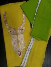 pure chanderi jaipur suits