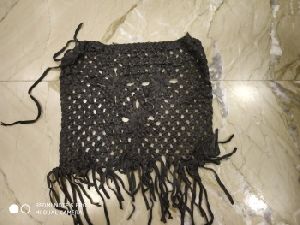 Leather Woven Knitted Pieces